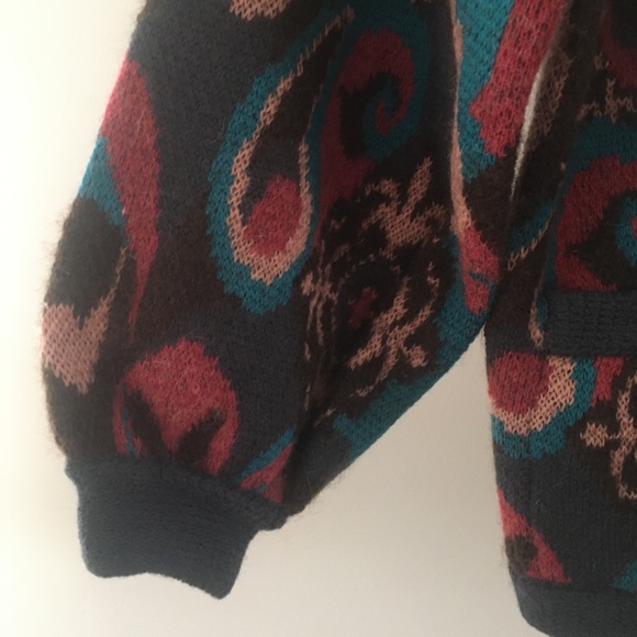 Vintage Mixage 1980 lambswool and angora sweater cabincore - Picture 6 of 12